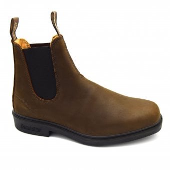 2029 Antique Brown Dress Series Chelsea Boots 