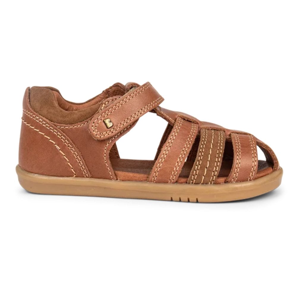 Sandalo Bambini Bobux Roam - Pelle, Suola Gommata, Chiusura A Strappo, Punta Chiusa, Unisex