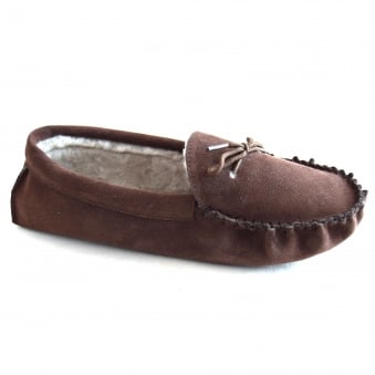 MAINE MENS MOCCASIN STYLE SLIPPER