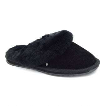 JOLIE LADIES SHEEPSKIN LINED MULE SLIPPER
