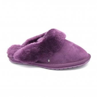 JOLIE LADIES SHEEPSKIN LINED MULE SLIPPER