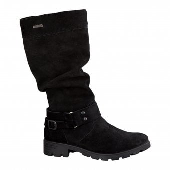 RIANA GIRLS SUEDE SLOUCH LOOK WATERPROOF BOOT