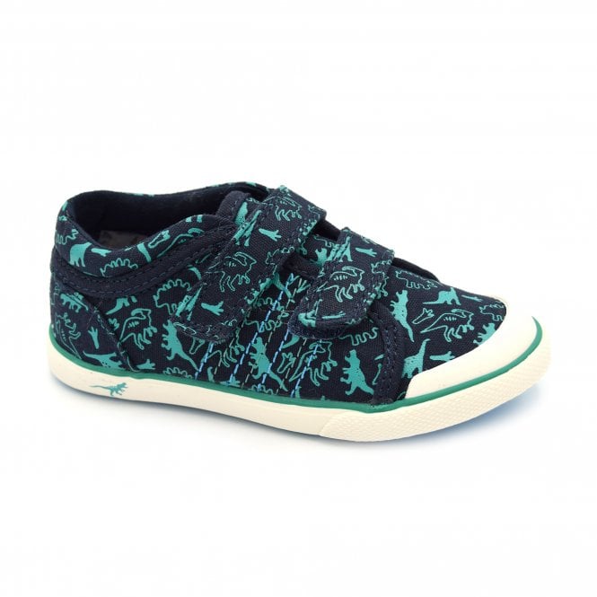 Start-rite JURASSIC NAVY DI BOY'S CANVAS SHOE