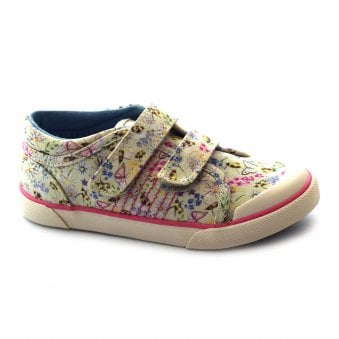 MEADOW CREAM FLO GIRLS SHOE