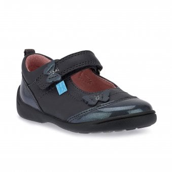 SWING GUNMETAL GIRLS SHOE 