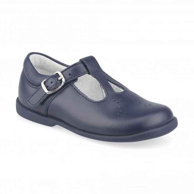 Start-rite SWIRL NAVY LEATH GIRL'S SHOE