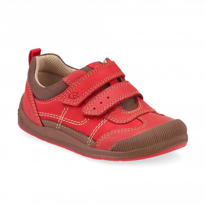 Start-rite TICKLE RED NUBUC BOYS SHOE 