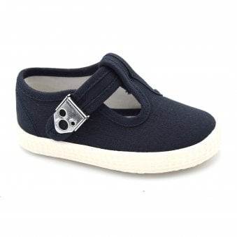 WELLS NAVY CANVA SHOE