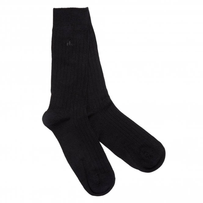 Swole Panda BLACK COMFORT CUFF SOCKS