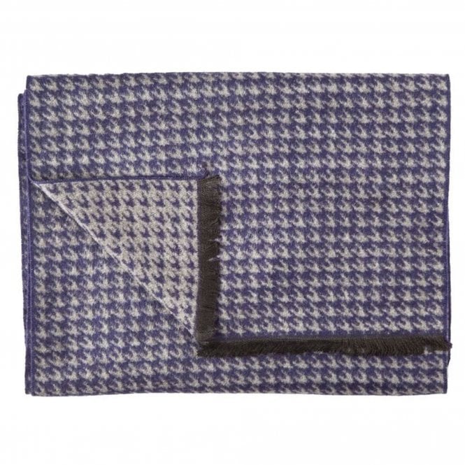 Swole Panda BLUE/GREY HOUNDSTOOTH SCARF
