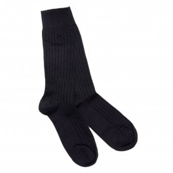 NAVY COMFORT CUFF SOCKS