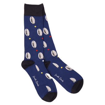 RUGBY BALL BAMBOO SOCKS