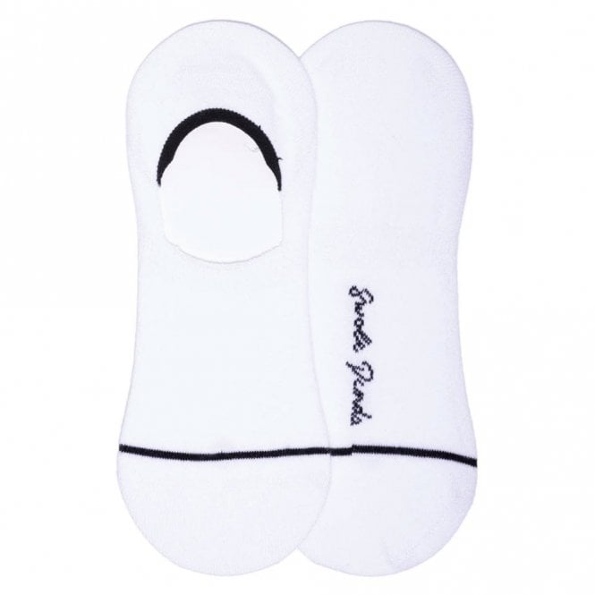 Swole Panda WHITE NO-SHOW SOCKS